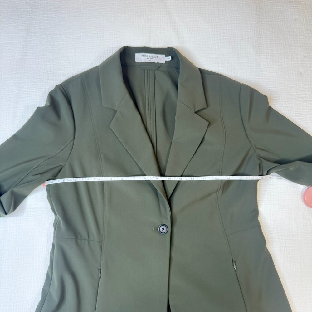 MM LaFleur Moreland OrigamiTech Jacket Olive Green Women's 12 Pockets Gorpcore - Picture 12 of 16